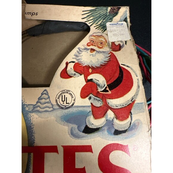 Vintage Noma Lites 7-Light Christmas String w/ Box - Picture 4 of 9